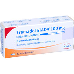 Abbildung: Tramadol STADA 100 mg Retardtabletten 20 St, Retard-Tabletten PZN 02186463