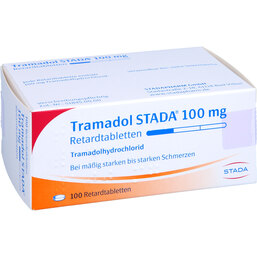 Abbildung: Tramadol STADA 100 mg Retardtabletten 100 St, Retard-Tabletten PZN 02186552