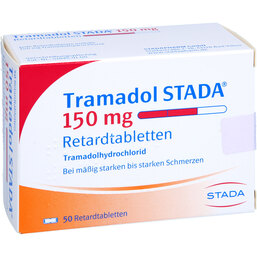 Abbildung: Tramadol STADA 150 mg Retardtabletten 50 St, Retard-Tabletten PZN 02186629