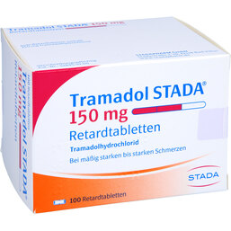 Abbildung: Tramadol STADA 150 mg Retardtabletten 100 St, Retard-Tabletten PZN 02186635