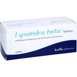 Abbildung: Lysandra beta Tabletten 126 St, Tabletten PZN 02187014