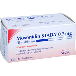 Abbildung: Moxonidin STADA 0,2 mg Filmtabletten 100 St, Filmtabletten PZN 02188611