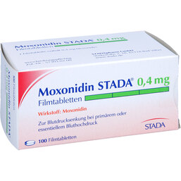 Abbildung: Moxonidin STADA 0,4 mg Filmtabletten 100 St, Filmtabletten PZN 02188918