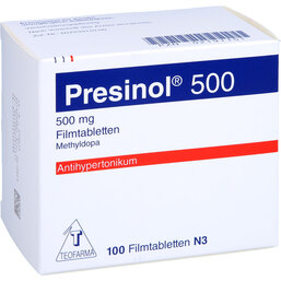 Abbildung: Presinol 500 Filmtabletten 100 St, Filmtabletten PZN 02191151