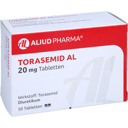 Abbildung: Torasemid AL 20 mg Tabletten 50 St, Tabletten PZN 02198880