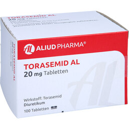 Abbildung: Torasemid AL 20 mg Tabletten 100 St, Tabletten PZN 02198905