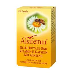 Abbildung: Alsifemin Gelee Royal + Vitamin E Kapseln mit Ginseng Kapseln, 120 St PZN 02201292