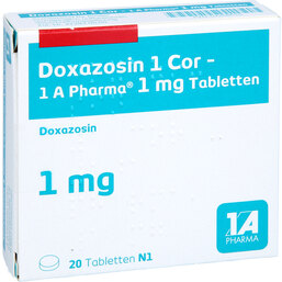 Abbildung: Doxazosin 1 Cor 1A Pharma Tabletten 20 St, Tabletten PZN 02208615