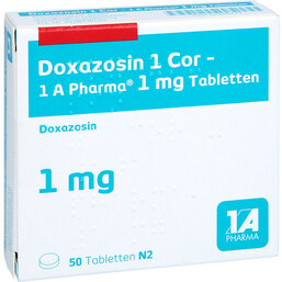 Abbildung: Doxazosin 1 Cor 1A Pharma Tabletten 50 St, Tabletten PZN 02208727