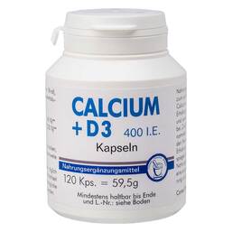 Abbildung: Calcium + D Kapseln Kapseln, 120 St PZN 02214509