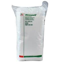 Abbildung: Vliwazell Kompressen 10x20cm Kompressen, 25 St PZN 02232826