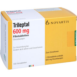 Abbildung: Trileptal 600 mg Filmtablett 100 St, Filmtabletten PZN 02233820