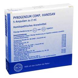 Abbildung: Pyrogenium comp. Hanosan Ampullen Ampullen, 5X2 ml PZN 02235575