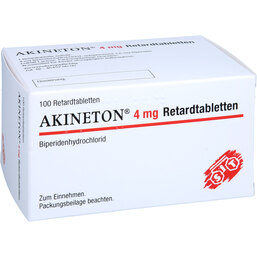 Abbildung: Akineton 4 mg retard Tabletten 100 St, Retard-Tabletten PZN 02237982