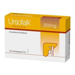 Abbildung: Ursofalk 250 mg Kapseln 100 St, Hartkapseln PZN 02244798