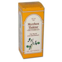 Abbildung: Myrrhen Tinktur Hetterich Tinktur, 50 ml PZN 02249005