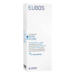 Abbildung: Eubos Flüssig blau unparfümiert Flüssigkeit, 200 ml PZN 02261532