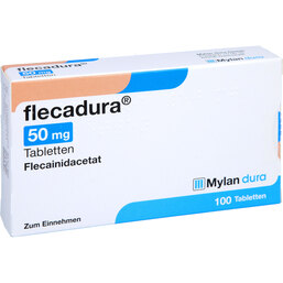 Abbildung: Flecadura 50 mg Tabletten 100 St, Tabletten PZN 02262201