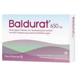 Abbildung: Baldurat Filmtabletten Filmtabletten, 20 St PZN 02268184