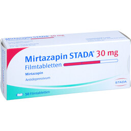 Abbildung: Mirtazapin STADA 30 mg Filmtabletten 50 St, Filmtabletten PZN 02268971