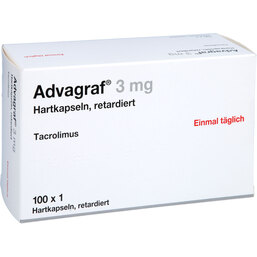 Abbildung: Advagraf 3 mg Hartkapseln retardiert 100 St, Retard-Kapseln PZN 02269344