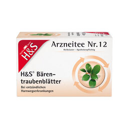 Abbildung: H&S Bärentraubentee Filterbeutel Filterbeutel, 20X2.7 g PZN 02286029