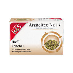 Abbildung: H&S Fencheltee ungemischt Filterbeutel Filterbeutel, 20X2.2 g PZN 02286041