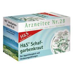 Abbildung: H&S Schafgarbentee Filterbeutel Filterbeutel, 20X1.7 g PZN 02286070