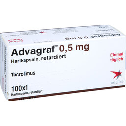 Abbildung: Advagraf 0,5 mg Hartkapseln retardiert 100 St, Retard-Kapseln PZN 02293727