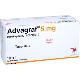 Abbildung: Advagraf 5 mg Hartkapseln retardiert 100 St, Retard-Kapseln PZN 02293733