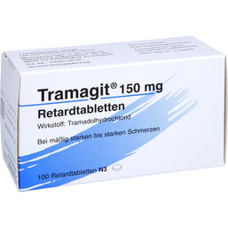 Abbildung: Tramagit 150 mg Retardtabletten 100 St, Retard-Tabletten PZN 02327320