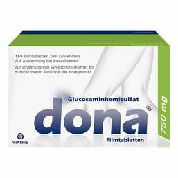 Abbildung: Dona 750 mg Filmtabletten Filmtabletten, 180 St PZN 02334426