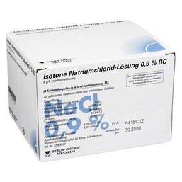 Abbildung: Isotone Nacl Lösung 0,9% BC Plastik Injektionslösung Injektionslösung, 20X10 ml PZN 02337169