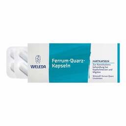 Abbildung: Ferrum Quarz Hartkapseln Hartkapseln, 50 St PZN 02342213