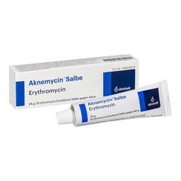 Abbildung: Aknemycin Salbe 25 g, Salbe PZN 02343431