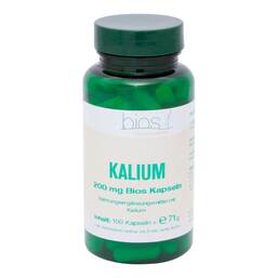 Abbildung: Kalium 200 mg Bios Kapseln Kapseln, 100 St PZN 02352252