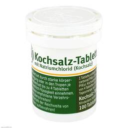 Abbildung: Kochsalztabletten 100 St, Tabletten PZN 02352370