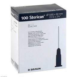 Abbildung: Sterican Kanülen 23Gx2 2 / 5 0,6x60 mm Kanüle, 100 St PZN 02359107