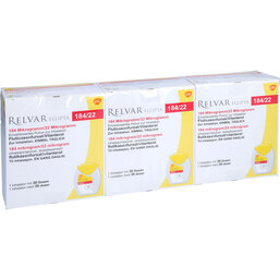 Abbildung: Relvar Ellipta 184 Mikrogramm / 22 Mikrogramm Inh.P. 3X30 St, Inhalationspulver PZN 02360754