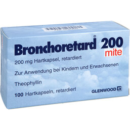 Abbildung: Bronchoretard 200 mite Retardkapseln 100 St, Retard-Kapseln PZN 02363882