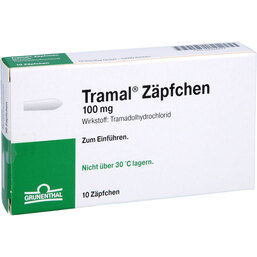 Abbildung: Tramal Zäpfchen 10 St, Suppositorien PZN 02364427