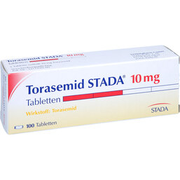Abbildung: Torasemid STADA 10 mg Tabletten 100 St, Tabletten PZN 02378843