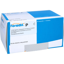 Abbildung: Foradil P + 1 Inhalator Inhalationskapseln 60 St, Hartkapseln mit Pulver zur Inhalation PZN 02396692