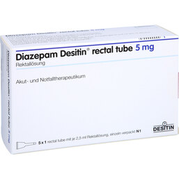 Abbildung: Diazepam Desitin 5 mg rectal 5 St, Klistiere PZN 02404782