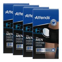 Abbildung: Attends for men Shield 2 4X16 St PZN 02414970