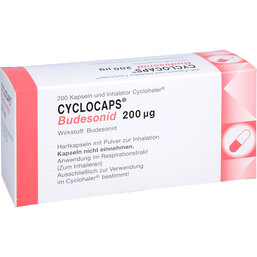 Abbildung: Cyclocaps Budesonid 200µg 200 St, Inhalationskapseln PZN 02417945