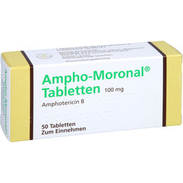 Abbildung: Ampho Moronal Tabletten 100 50 St, Tabletten PZN 02421355