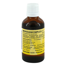 Abbildung: Meridiankomplex 2 Tropfen zum Einnehmen 50 ml, Mischung PZN 02421409