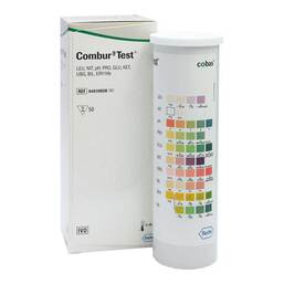 Abbildung: Combur 9 Test 50 Teststreifen 1 P, Teststreifen PZN 02422455