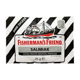 Abbildung: Fishermans Friend Salmiak ohne Zucker Pastillen Pastillen, 25 g PZN 02433855